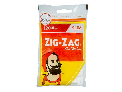 Zig Zag Slim Filter 6mm 120stk